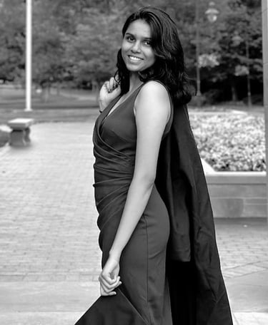 Siona Crissel DSouza, graduation photo