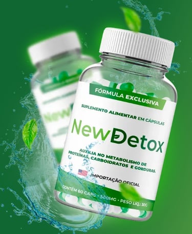 New Detox Suplemento Natural com Desconto | Emagrecimento, Detox e Garantia