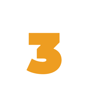 number-3-orange