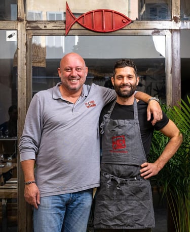 photo équipe du Restaurant Le Poisson Rouge Cassis