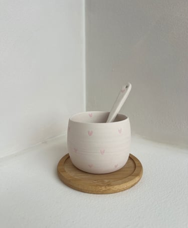 une mini cup coeur