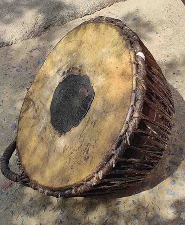 Indian Folk Kettledrum Nagada – Handcrafted Percussion Instrument Used in Rural and Tribal Celebrations