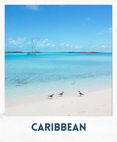 bahamas, caribbean, beach, a boat in the ocean