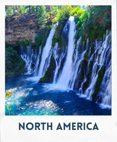 california, waterfalls, burney falls, northern california