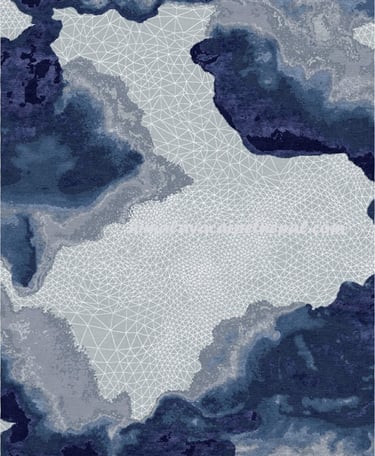 hand knotted high quality Nepalese carpet -  Abstract Zoon - himalayacarpetnepal.com