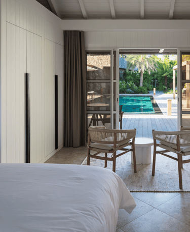 rooms with pool view bungalow st jean st barth