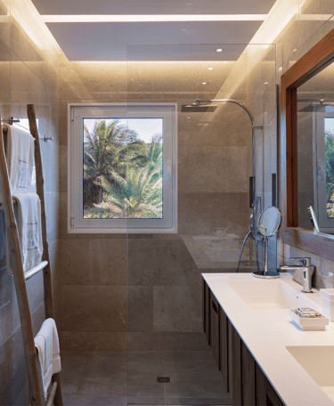 bathroom at the villa noah st barth st jean