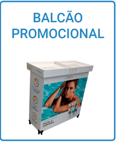 imagem de um balcão promocional 
