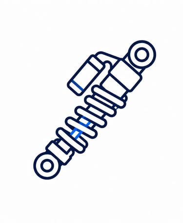 Off-road e-bike technical components for performance and safety