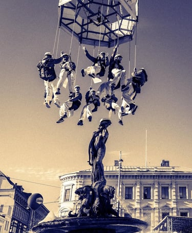 The capping of Havis Amanda every Vappu