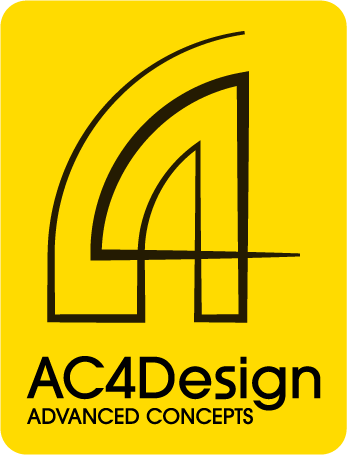 a logo for a company called ac4 design