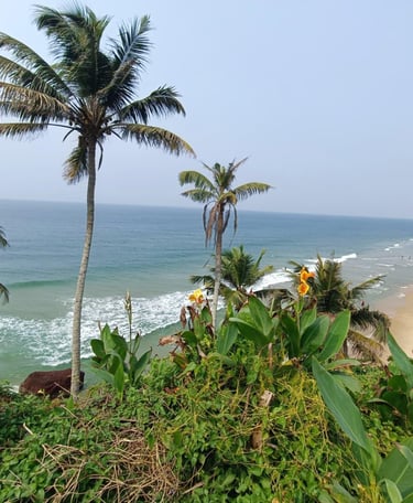 yogalehrerausbildung auf deutsch varkala cliff 