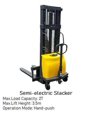Brand New 2T Semi Electric Stacker image