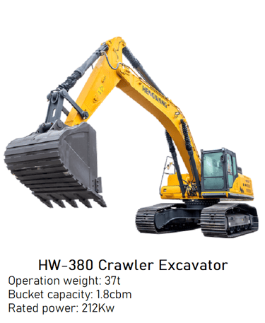 Brand New 37000kg HW-380 Crawler Excavator image