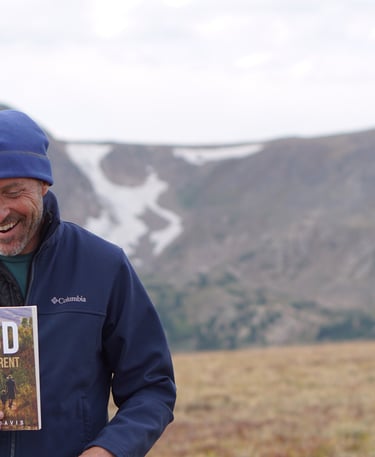 Family Gathered Joyfully Outdoors