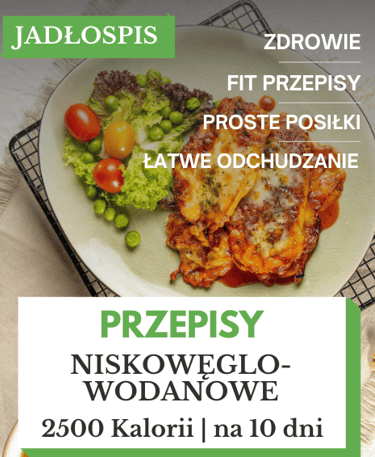 Dieta 2500 kcal jadłospis