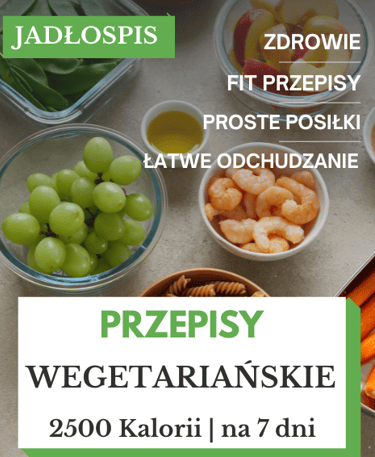 Dieta wegetariańska jadłospis 7 dni