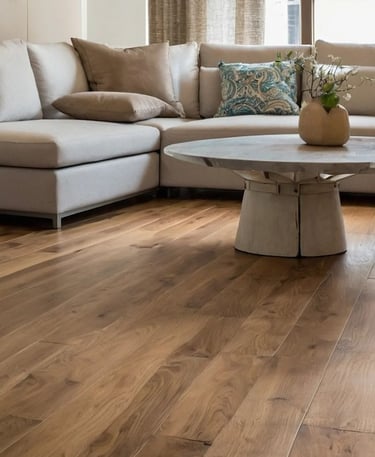 parke uygulaması sonrası iç mekân görünümü