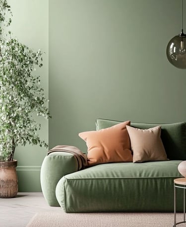 boya uygulaması sonrası modern iç mekan görünümü