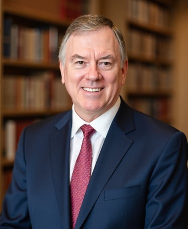 a man in a suit and tie smiling