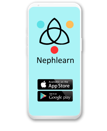 a smartphone with a phone displaying the app