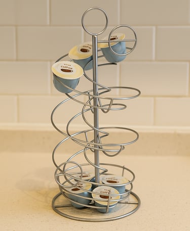 Soporte personalizado para cápsulas de café para soluciones de almacenamiento en el hogar