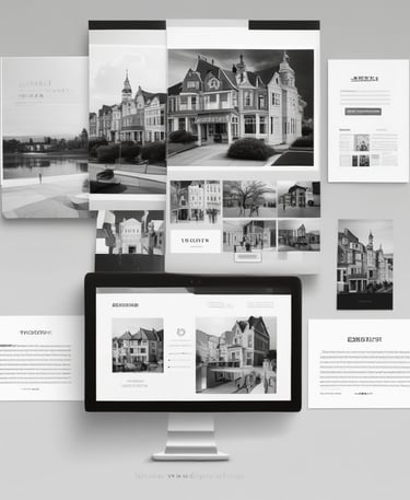 Glass-fronted building with reflections of the sky and nearby structures. Rows of greenery are integrated into the design above the windows. Large text on the building's facade reads 'Transforming Business for Good.'