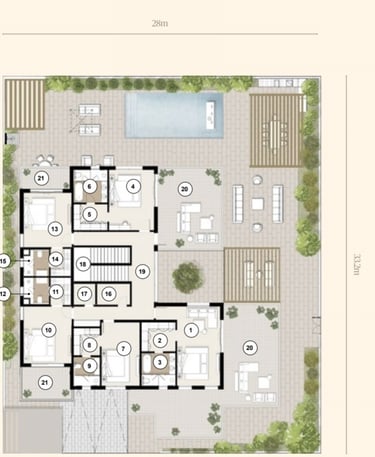 Al Naseem housing with landscaped green spaces