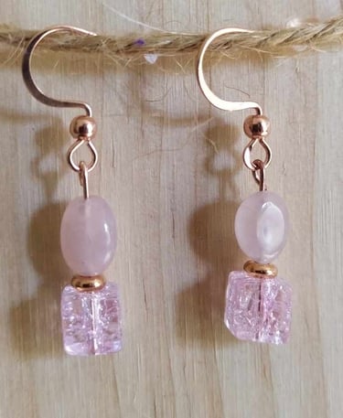 Bijoux Les Couleurs de Lo Quartz rose