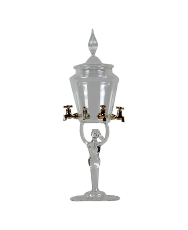 Fontaine pied fée de l'absintherie Guilloud du val de travers, bocal lisse