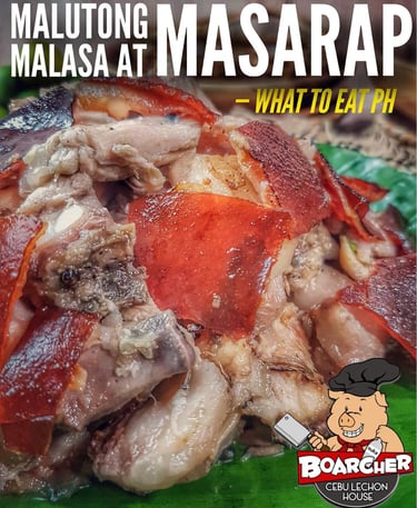 picture of cebu lechon with a review from food blogger what to eat ph