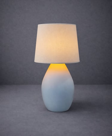 Lámpara tipo hongo con sol en fibra de vidrio 