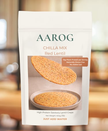 Aarog_Red lentil chilla