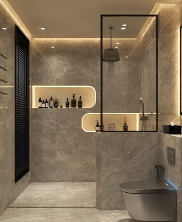 yapı dekorasyon projesinde banyo yenileme