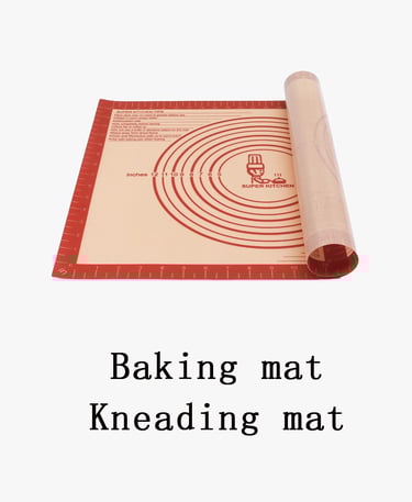 The dough kneading mat is non-slip and made of food-grade safe material