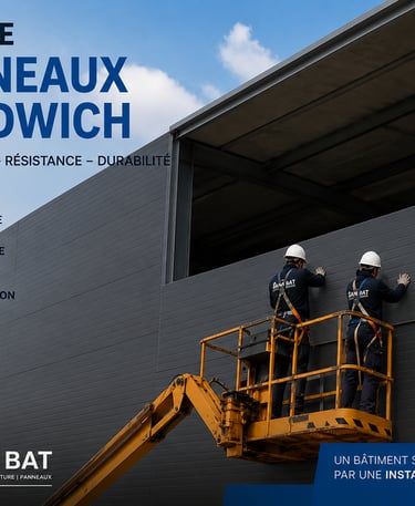 Installation de Panneaux Sandwich Industriels