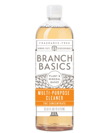 Branch Basics fragrance free all-purpose cleaner concentrate bottle for non-toxic multi-surface 