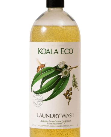 Koala Eco natural laundry wash with lemon scented eucalyptus and rosemary essential oils