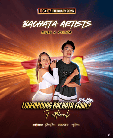 LBF Festival Line UP of Bachata Artists - Masa & Polina