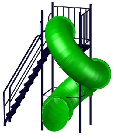 juego acuático pileta tobogán