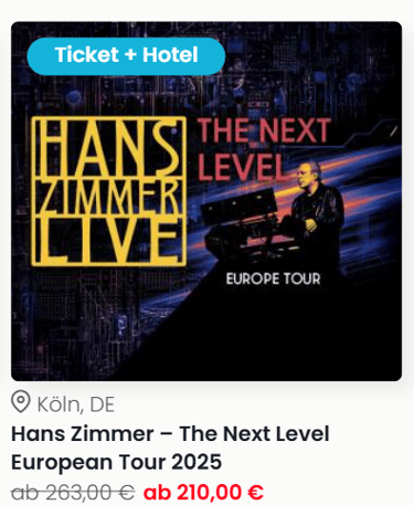 Hans Zimmer Live in Köln
