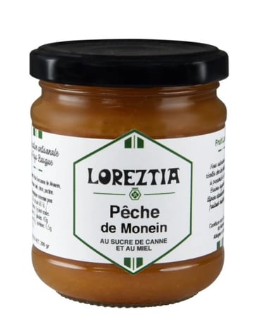 confiture de peches loreztia