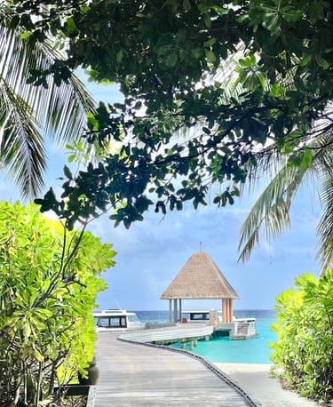 Anantara Kihavah Maldives jetty