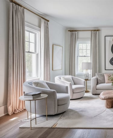 a living room with a couch and a coffee table