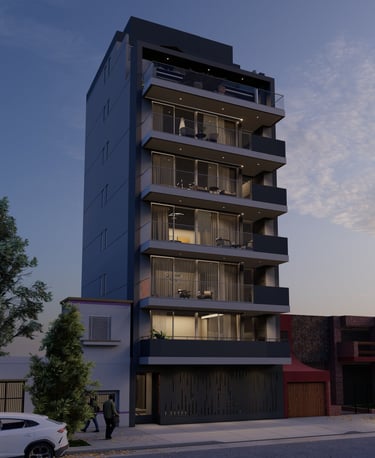 Edificio de San nicolas ubicado en devoto realizado por FARE EMPRENDIMIENTOS