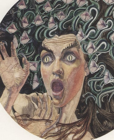 painting of Medusa