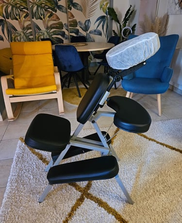Chaise ergonomique pour le massage Amma