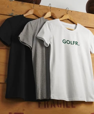 a couple of shirts that are hanging on a wall