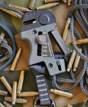 rapid rappel descender technora rope .308 casings