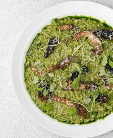 mushroom risotto